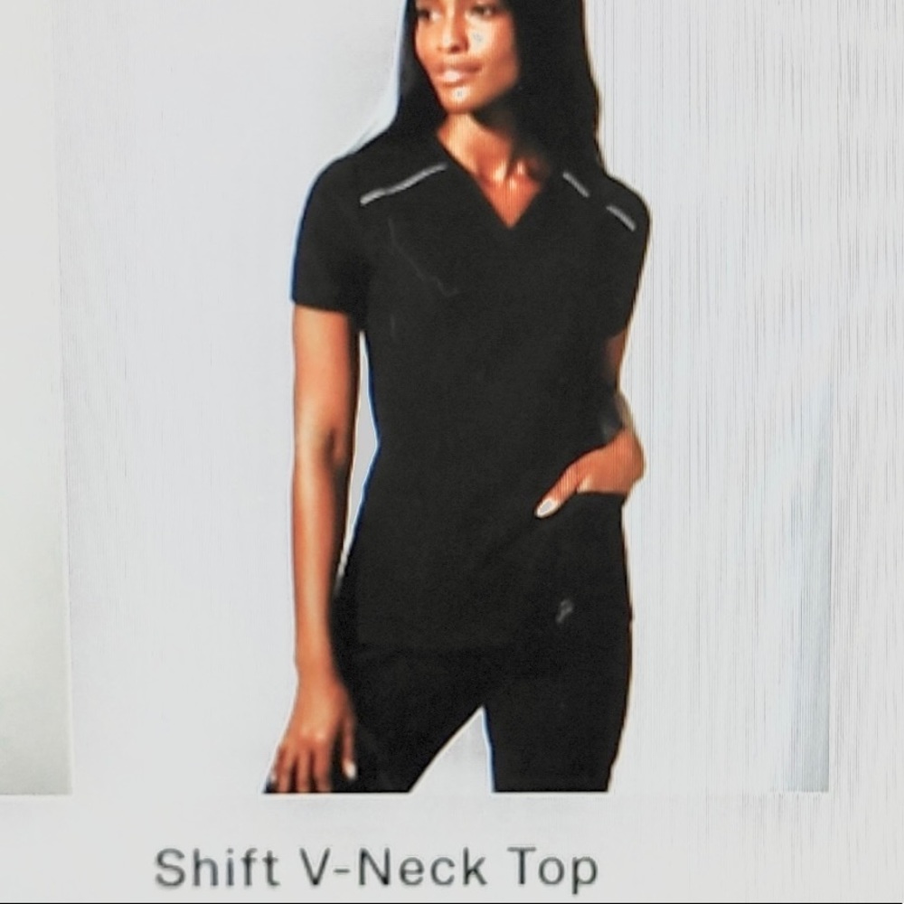 Grey Jaanuu Scrub Top